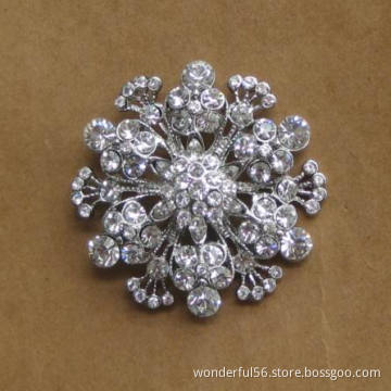 wedding bridal vintage style rhinestone brooch